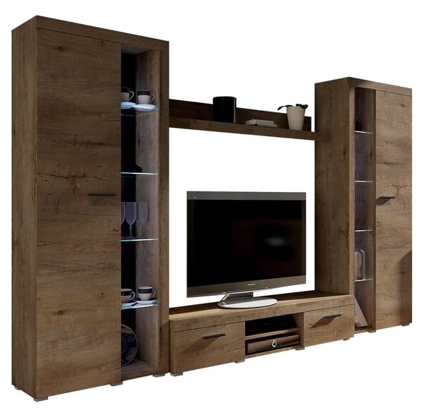 Mobilier living Rokara XL (Alb) (fără iluminat). 1058313