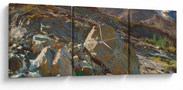 Tablou - John Singer Sargent, Simplon Pass, reproducere (cu ceas) (90x30 cm)