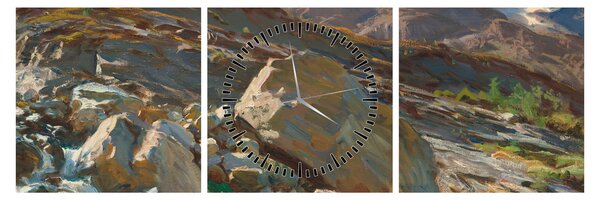 Tablou - John Singer Sargent, Simplon Pass, reproducere (cu ceas) (90x30 cm)