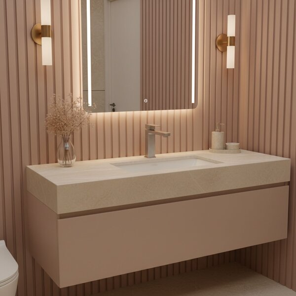 Baterie pentru baie Rea Arlo Brush Nickle