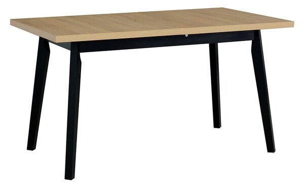 Masă Harry 80 x 140+180 V (Stejar grandson L) (Negru). 1059238