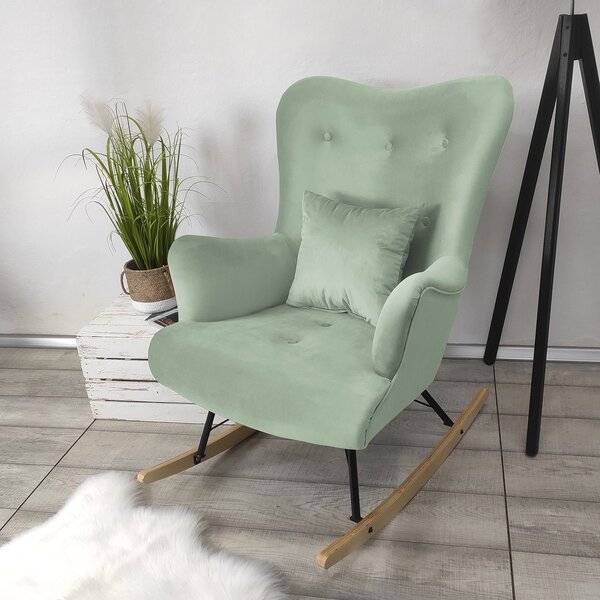 Fotoliu balansoar în stil scandinav Aria (Magic Velvet 2227). 1059399