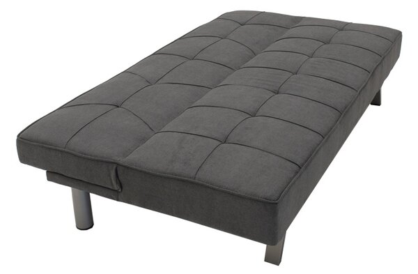 Set dormitor studenti canapea, comoda TV si masuta de cafea, 3 buc, Travis Boho, Antracit, 175x83x74 cm