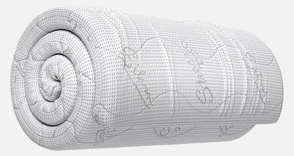 Topper saltea Sleepy, Antistress Silver, 72x190x7, Medie