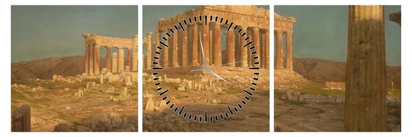 Tablou - Frederic Edwin Church, The Parthenon, reproducere (cu ceas) (90x30 cm)