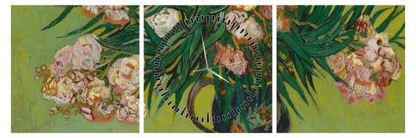 Tablou - Vincent van Gogh, Oleanders, reproducere (cu ceas) (90x30 cm)