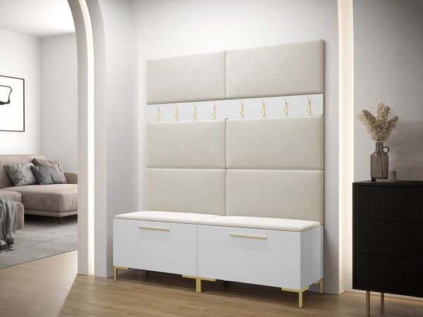 Set mobilier hol Frisala II (Alb) (Manila 02). 1060431