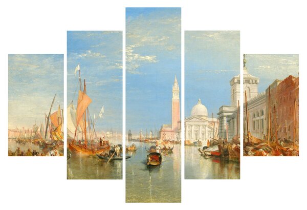 Tablou - Joseph Mallord William Turner, Venice the Dogana and San Giorgio Maggiore, reproducere (150x105 cm)