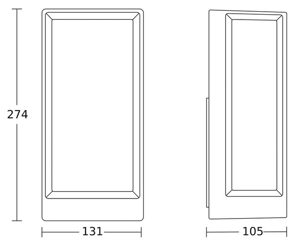 Lămpi de exterior STEINEL, L 42 C Bluetooth, Negru, Metal