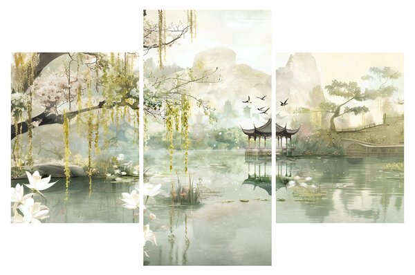 Tablou - Lac Chinezesc (90x60 cm)
