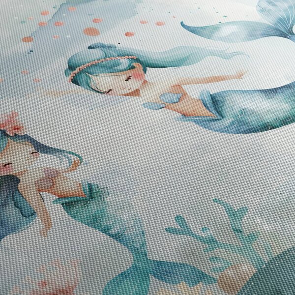 Tablou - Sirene (cu ceas) (90x30 cm)