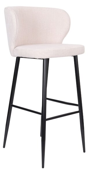 Scaun de bar Meg, picioare negre