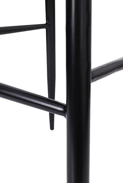 Scaun de bar Meg, picioare negre