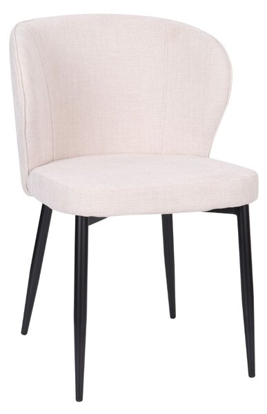Scaun de dining Meg, picioare negre