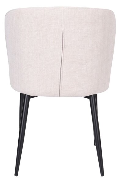 Scaun de dining Meg, picioare negre