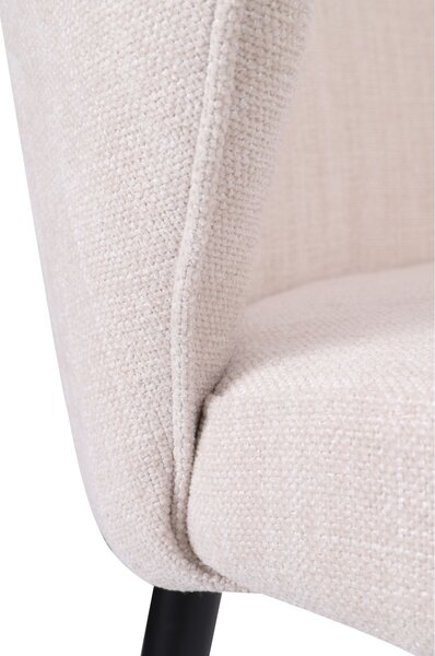 Scaun de dining Meg, picioare negre