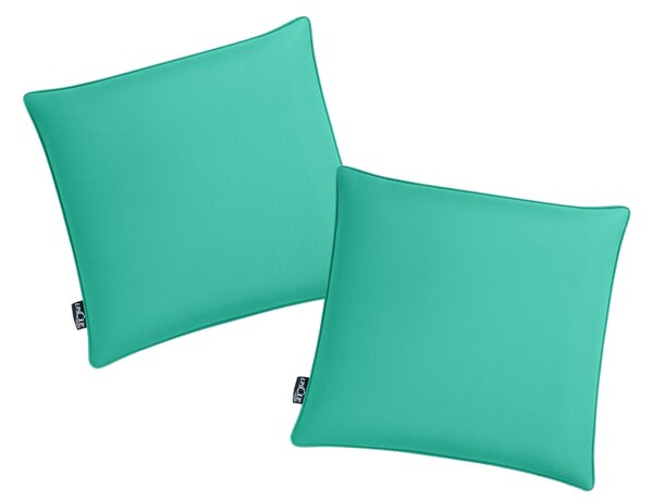 Set 2 buc perne de exterior CALINO 45x45 cm, albastru-verde