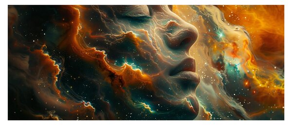 Tablou - Chip în Spațiu (120x50 cm)