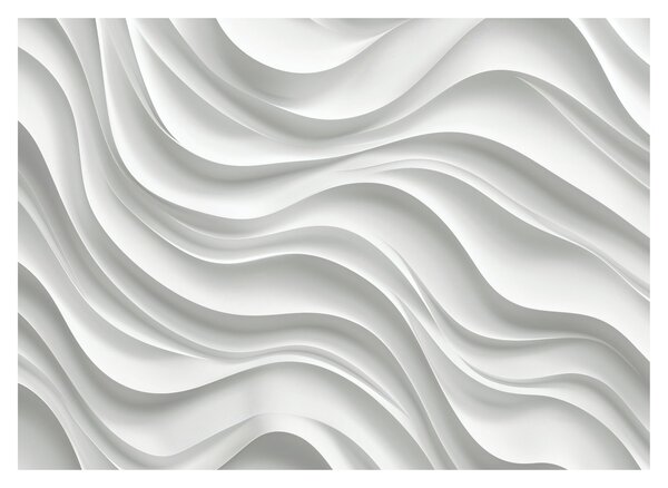 Tablou - Valuri Albe 3D (70x50 cm)
