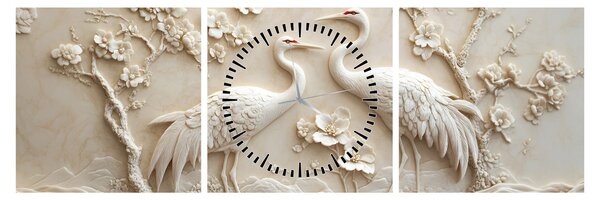 Tablou - Model Chinezesc (cu ceas) (90x30 cm)