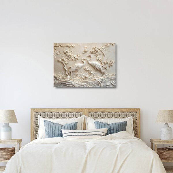 Tablou pe sticlă - Model Chinezesc (70x50 cm)