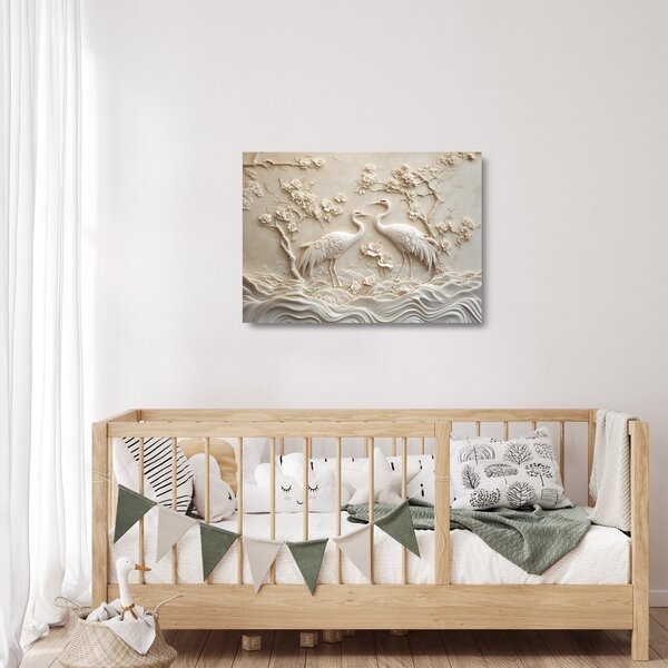 Tablou pe sticlă - Model Chinezesc (70x50 cm)