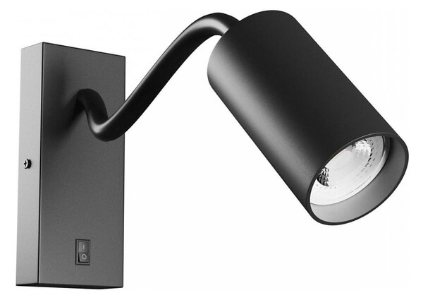Spot de perete SQUALLA VARIOSA 1xGU10/10W/230V negru