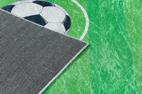 BAMBINO 9731 covor lavabil Teren, fotbal pentru copii anti-alunecare - verde