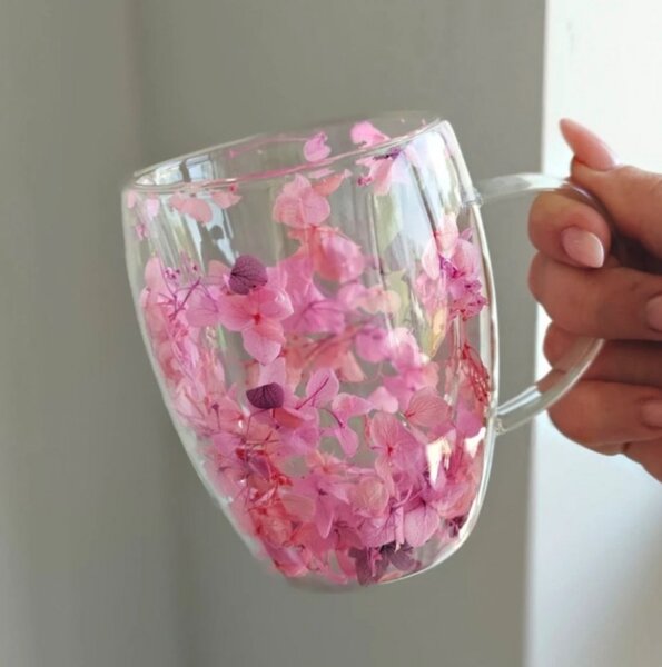 JAKS Pahar termic cu flori în interior 300 ml 1 buc Rossie