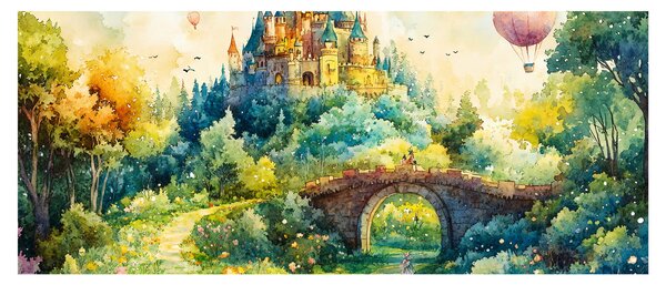 Tablou - Castel de Poveste (120x50 cm)