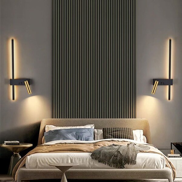 Lampa de perete APP1439-2-W BLACK GOLD LEFT