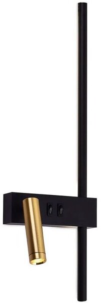 Lampa de perete APP1439-2-W BLACK GOLD LEFT