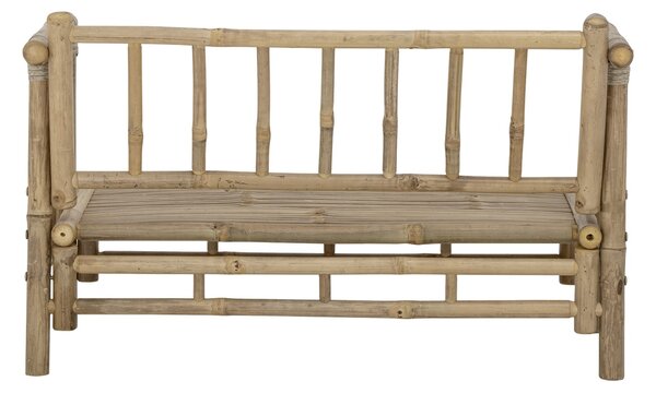 Canapea de exterior, natur, din lemn de bambus, Sole Mini