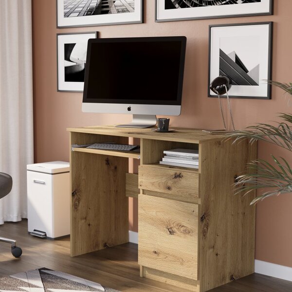 Birou de scris modern cu dulap 90x50 cm - diverse variante de culori artisan