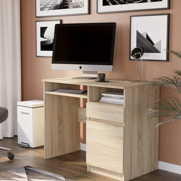 Birou de scris modern cu dulap 90x50 cm - diverse variante de culori artisan