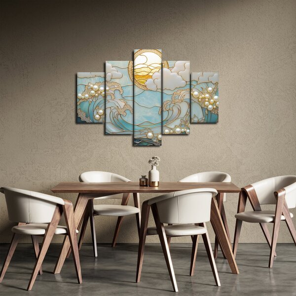 Tablou - Perle 3D în Ocean (150x105 cm)
