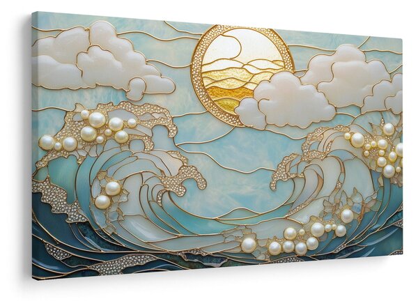Tablou - Perle 3D în Ocean (90x60 cm)