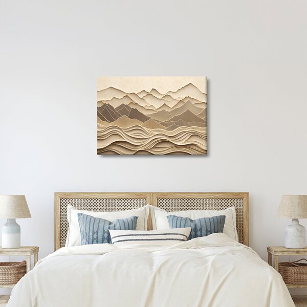 Tablou - Linii Montane 3D (70x50 cm)