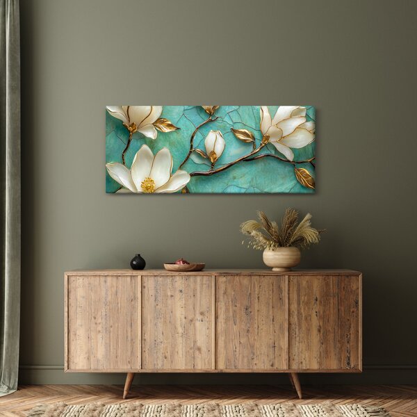 Tablou - Magnolii 3D (120x50 cm)