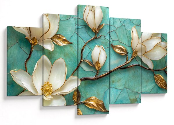 Tablou - Magnolii 3D (150x105 cm)