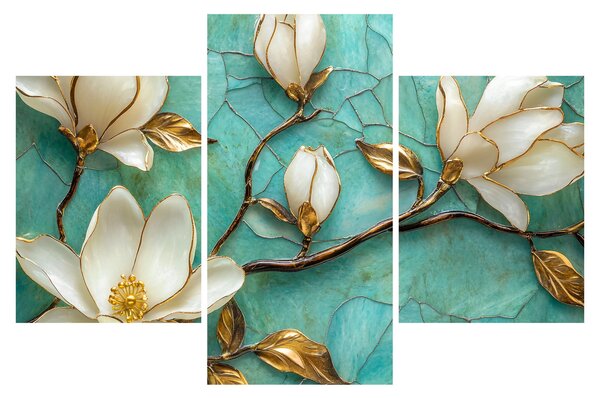 Tablou - Magnolii 3D (90x60 cm)