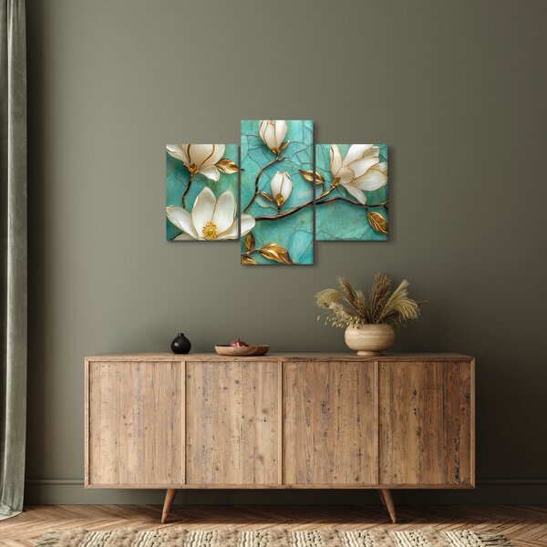Tablou - Magnolii 3D (90x60 cm)