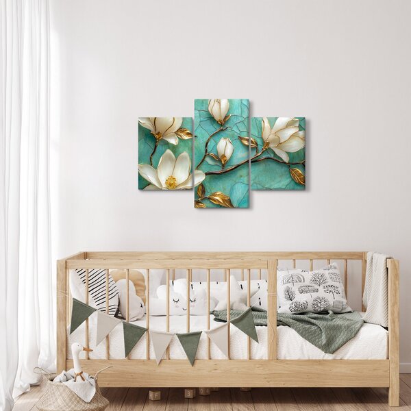 Tablou - Magnolii 3D (90x60 cm)