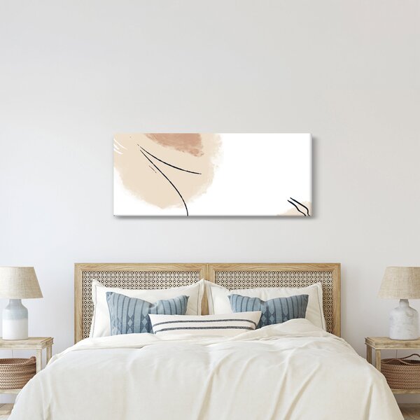 Tablou - Abstracție albă (120x50 cm)