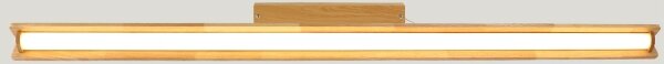 Brilagi - Lustră LED UMEA WOOD suspendată pe cablu, 40W, 230V, 150 cm, lemn