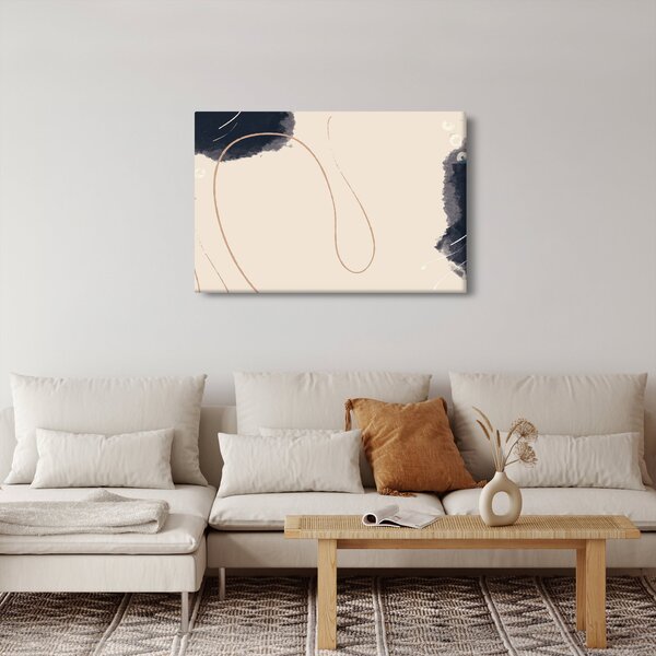Tablou - Abstractizare bej (90x60 cm)