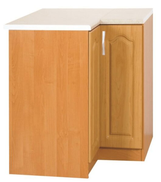 KONDELA Cabinet de bucătărie, inferior, dreapta, anin, LORA MDF NEW KLASIK S90/90