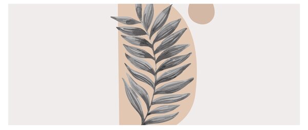 Tablou - Foaie ilustrată N⁰1 (120x50 cm)