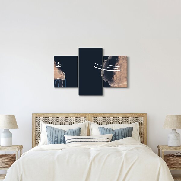 Tablou - Abstracție albastru închis (90x60 cm)