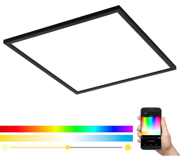Plafonieră LED RGB dimabilă SALOBRENA-C LED/30,5W/230V Eglo 99417 + telecomandă